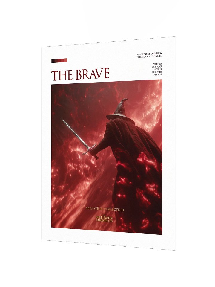 The Brave - Matte Paper Poster - Ancestral Collection product image (2)