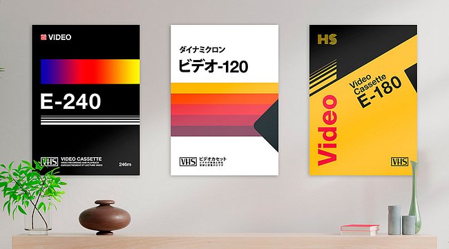 Retrowave, 1980s posters