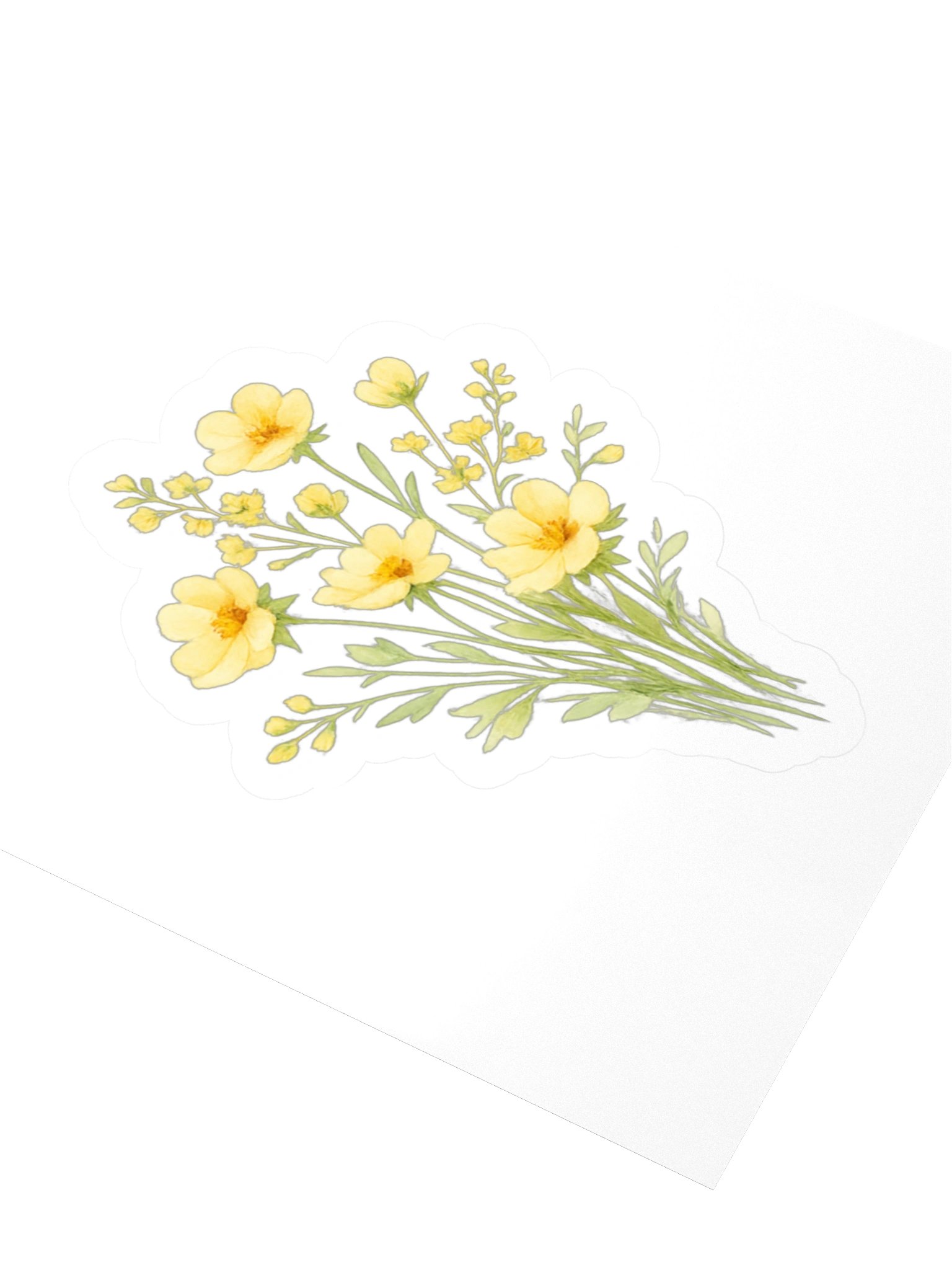 Golden Meadow Sticker — The Meadowlight Wildflower Collection product image (3)