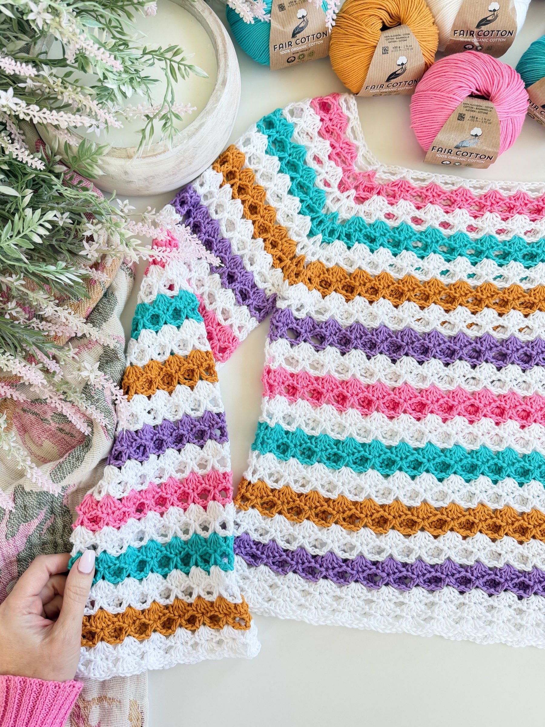 Serena Shell Stitch Top Crochet Pattern product image (3)