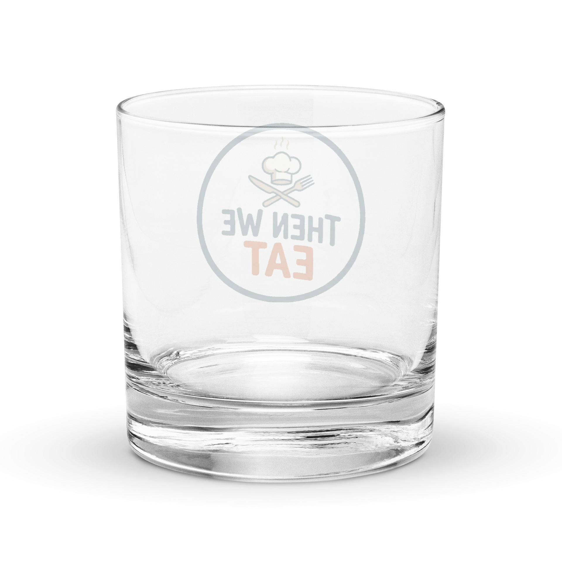 Then We Eat Official Chef Logo Rocks Glass product image (4)