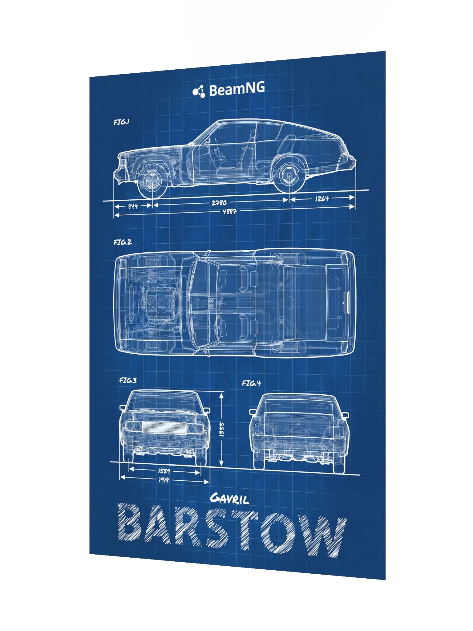 Gavril Barstow Blueprint Poster product image (3)