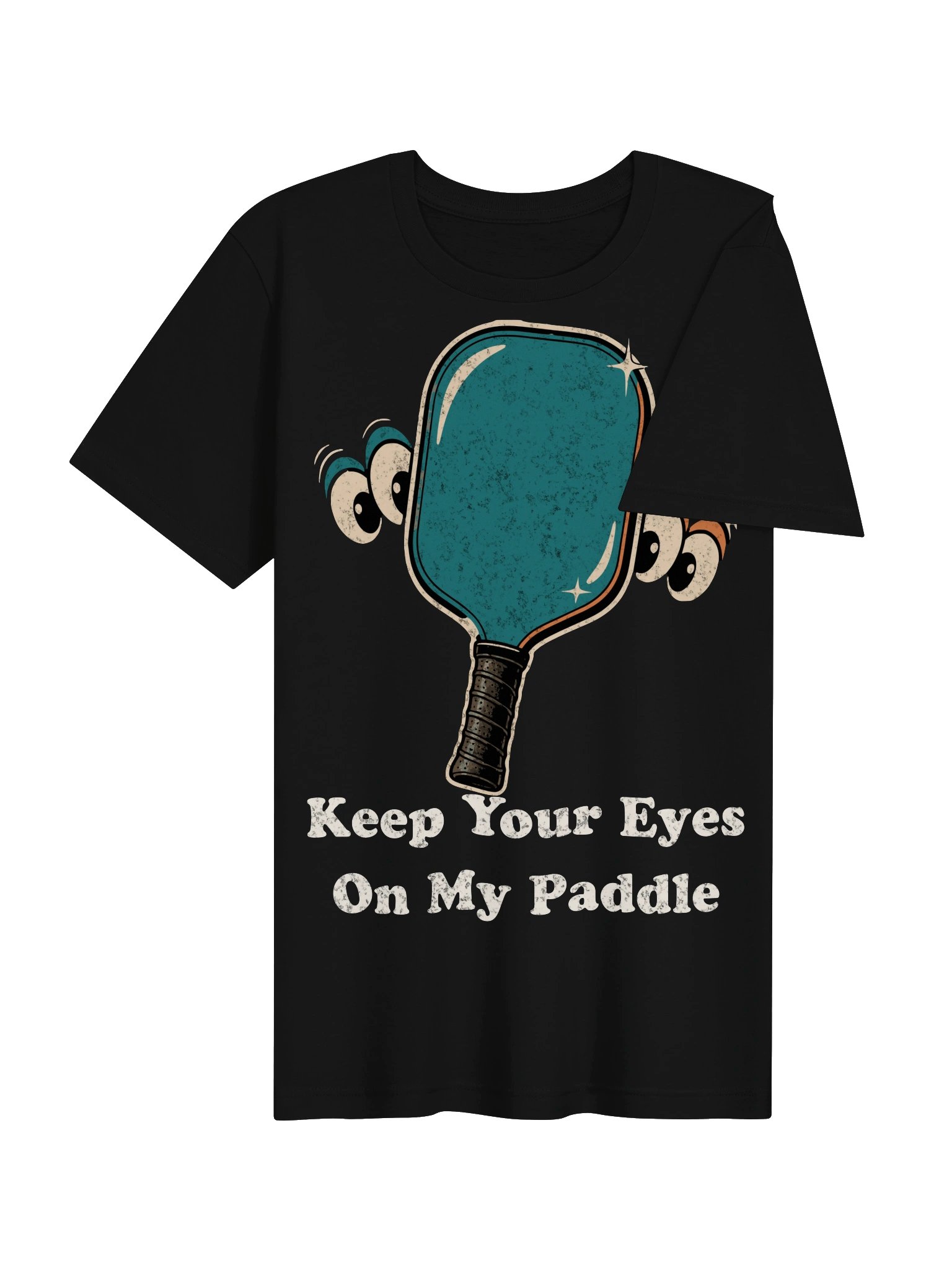 Keep Your Eyes On My Paddle Shirt – Funny Pickleball Gift For Woman product image (4)