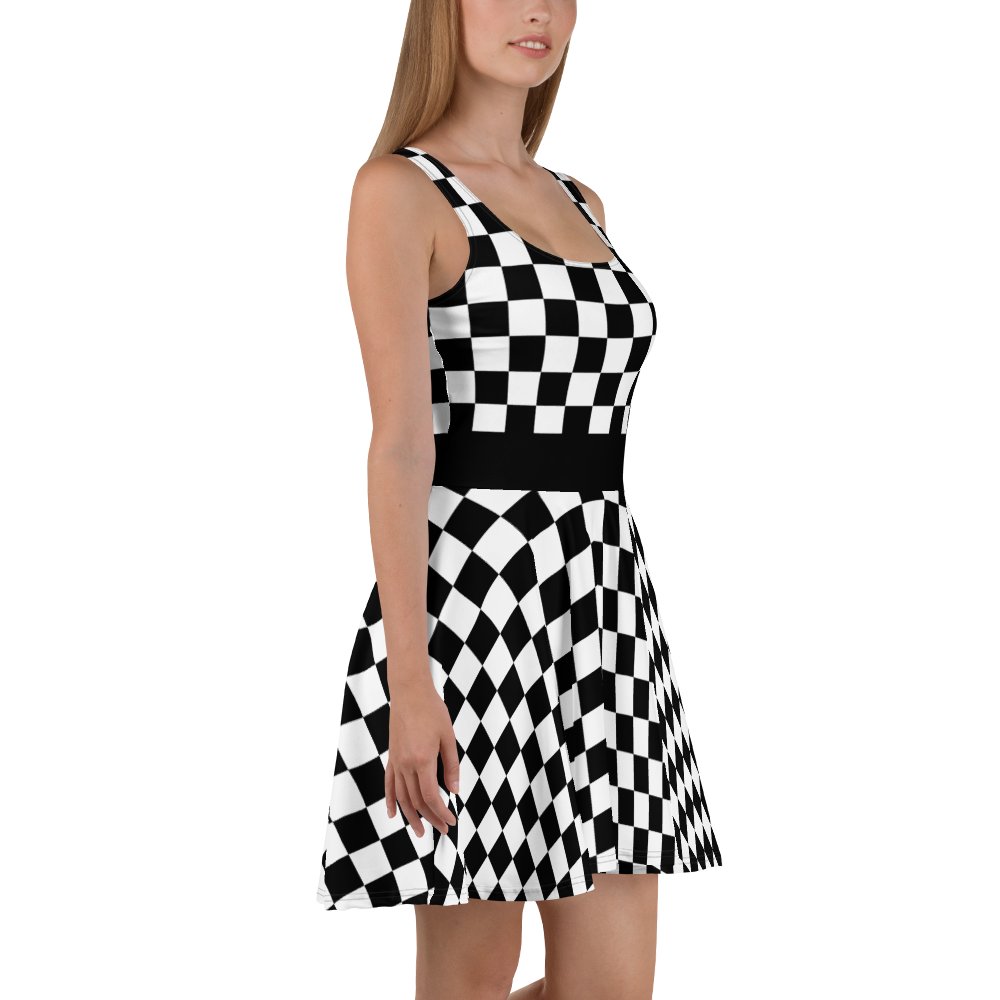Checkered Skater Dress product image (4)