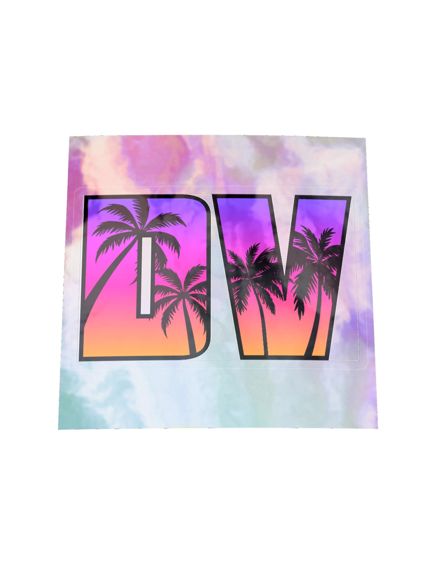 DV vice holographic sticker product image (1)