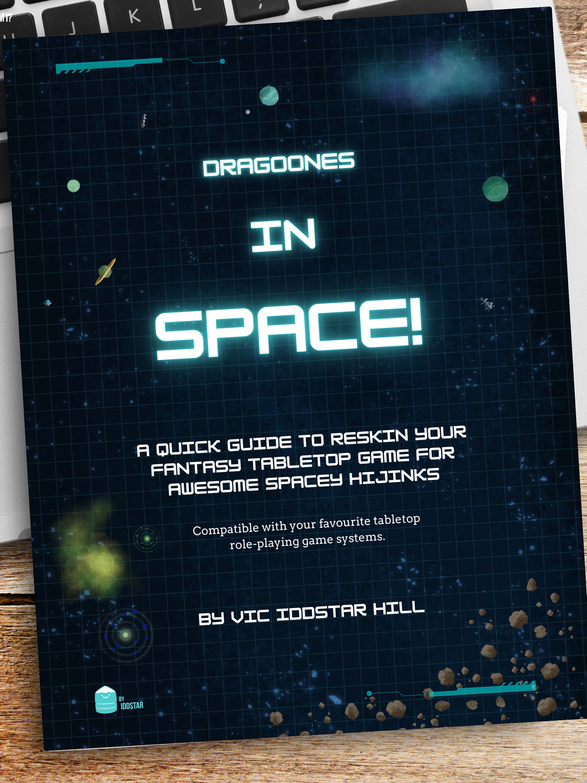 Dragoones IN SPACE! TTRPG In Space Setting Guide | Physical Book product image (1)