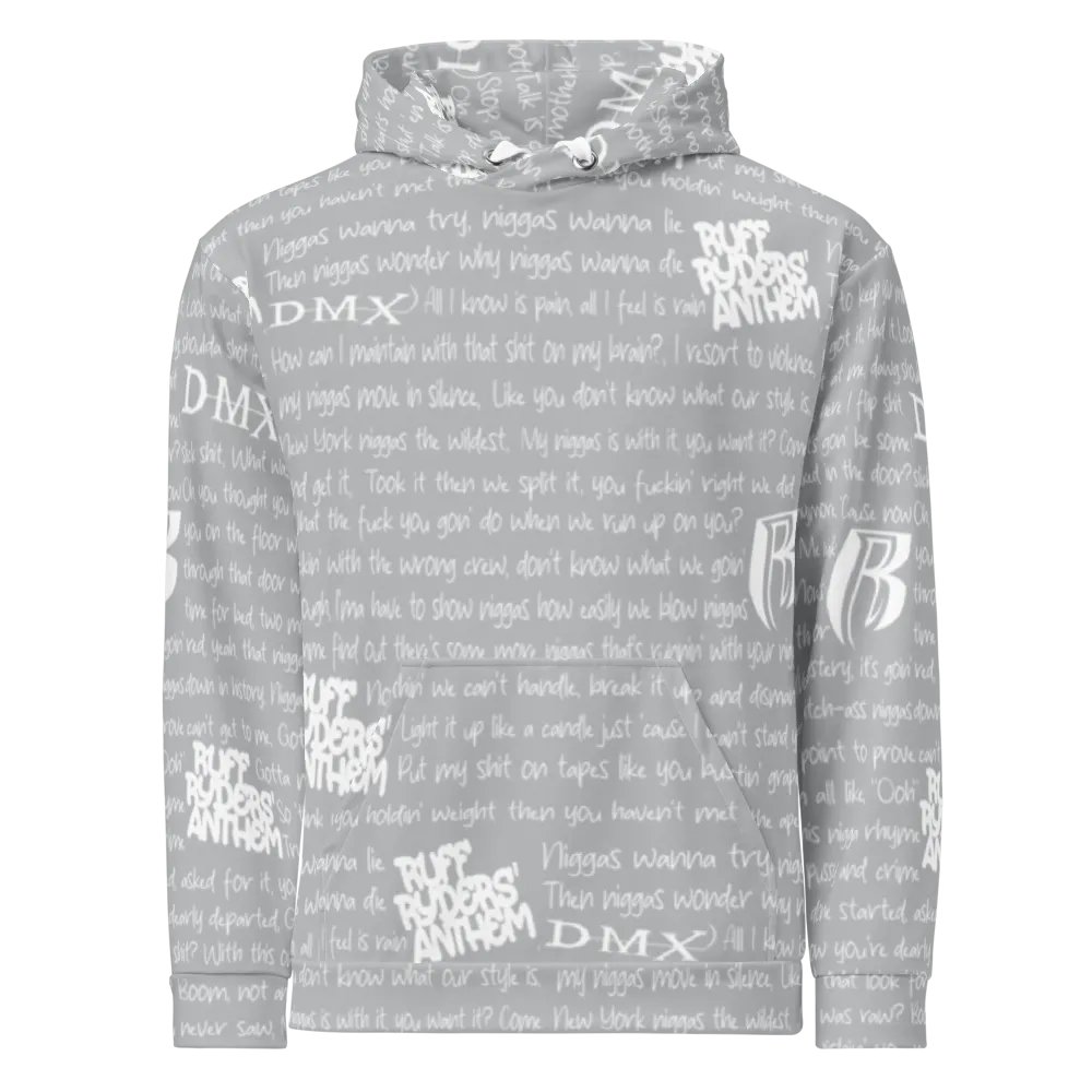 Ruff Ryders' Anthem - DMX - SILVER - Unisex Hoodie product image (2)