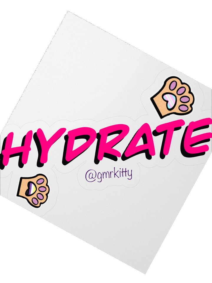 Hydrate Waterbottle Sticker product image (5)