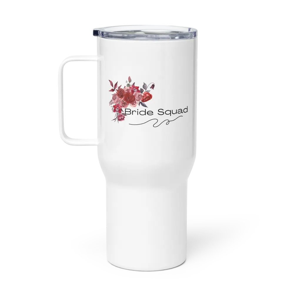 Bridal Squad 008 Rose Floral Bliss Travel Mug product image (1)