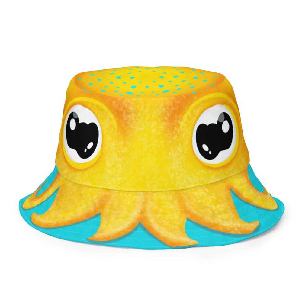 Cuttlefish Full Color Bucket Hat - reversible product image (1)