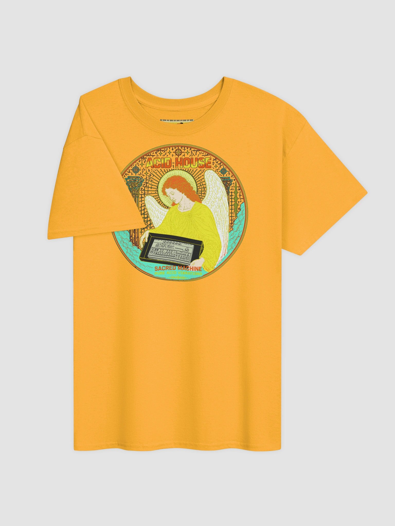 ACIDUS SANCTUS 303, by Frank Fonik Unisex t-shirt product image (3)