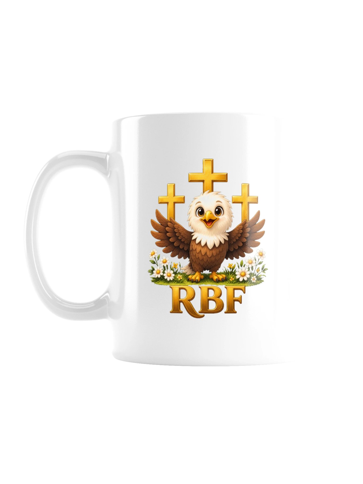 Faith Over Fear — RBF Eagle Mug product image (1)