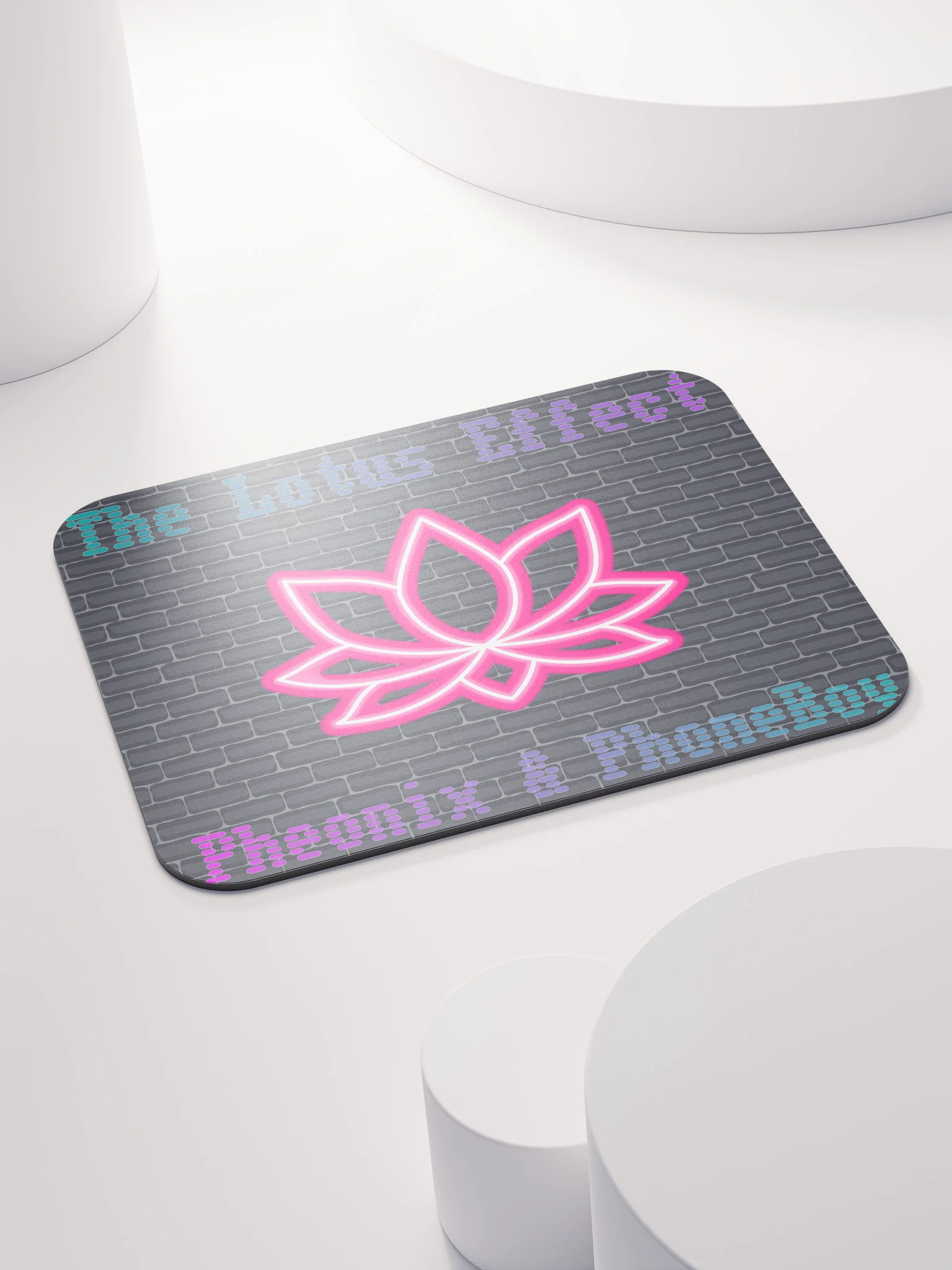 Lotus Efect Mouse Pad Black product image (4)