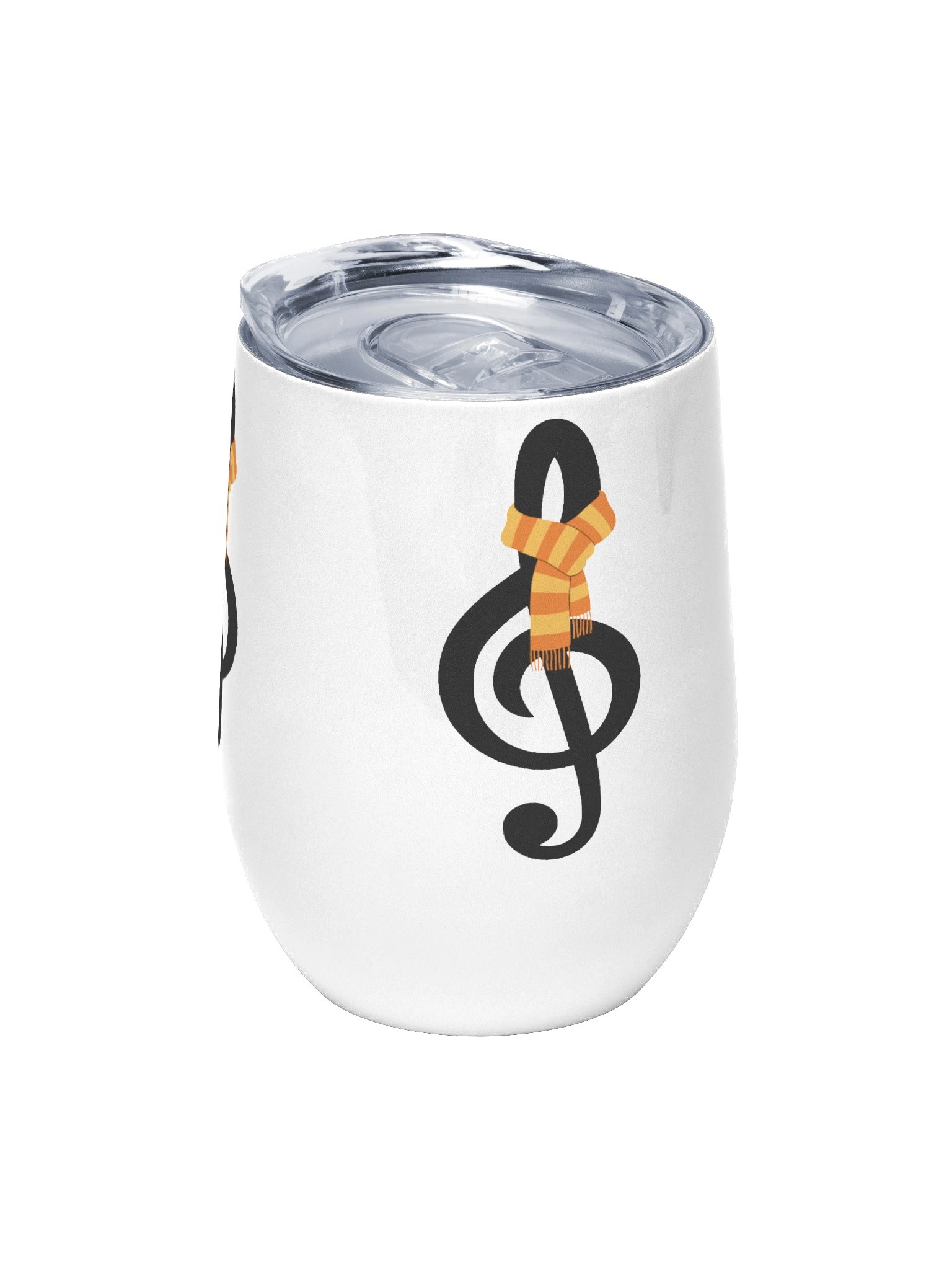 Harmonious Treble Clef Wine Tumbler product image (5)