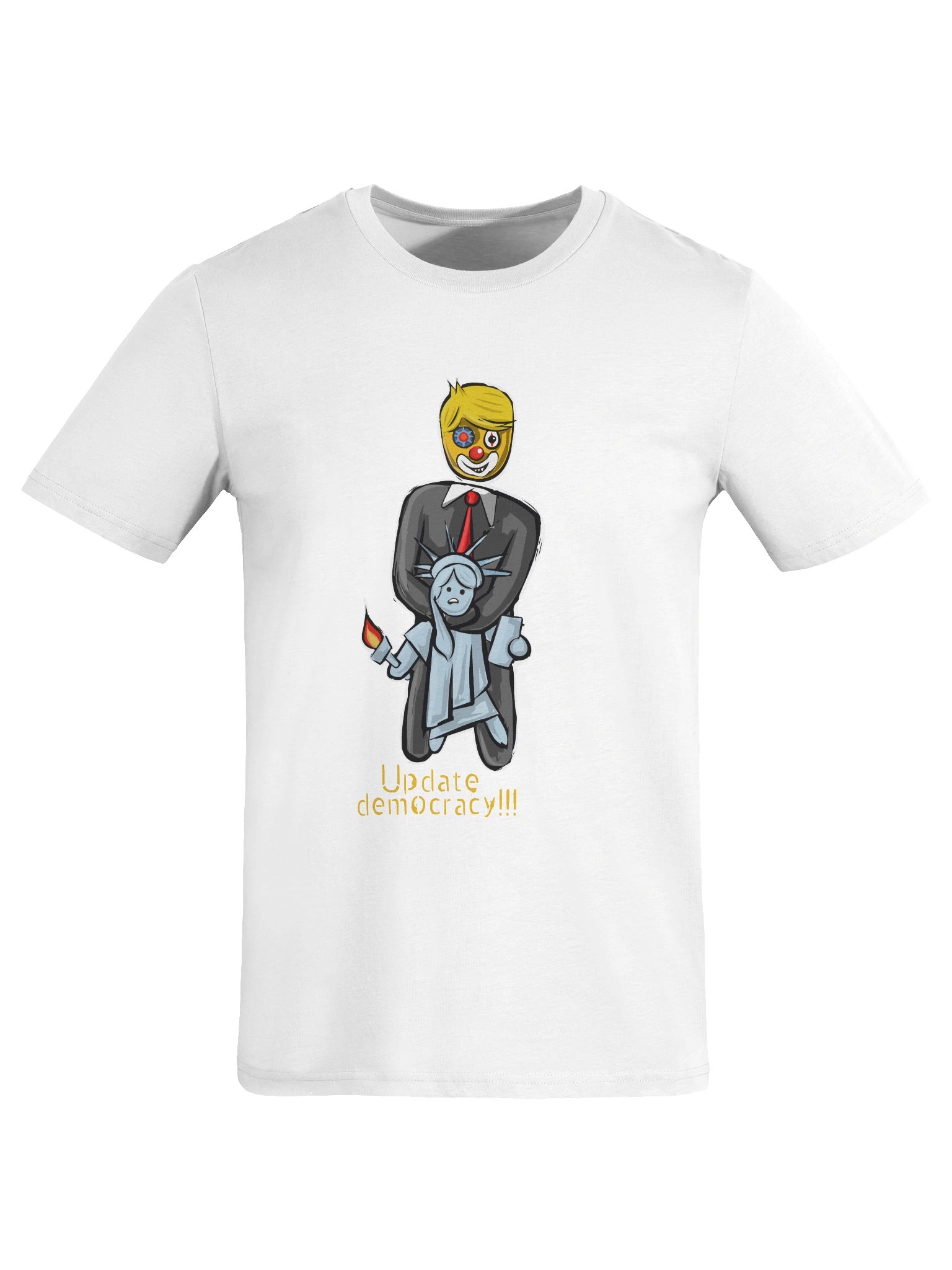 Trump strangeling the statue of liberty product image (7)