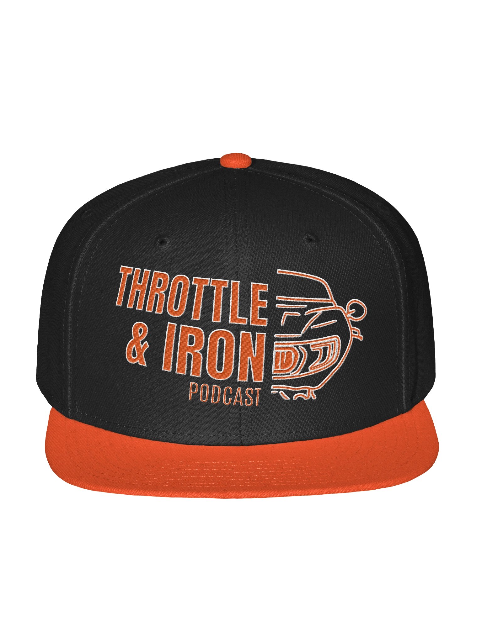 Throttle & Iron Podcast (IMC) Embroidered Snapback Hat product image (3)