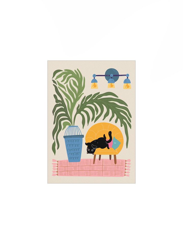 Lazy Afternoon Cat Poster product image (1)