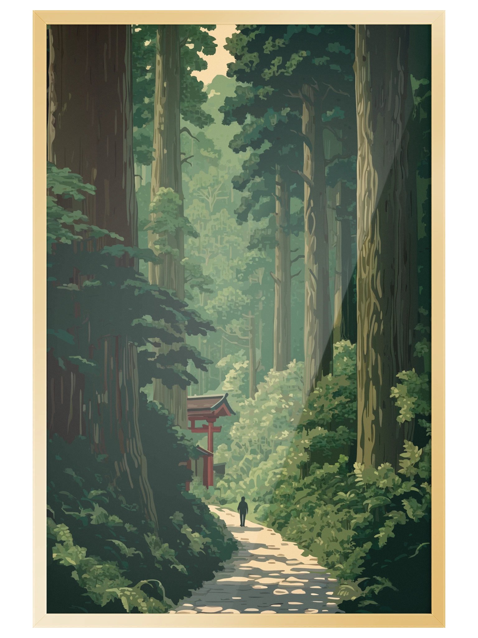 Serene Forest Framed Wall Art product image (4)