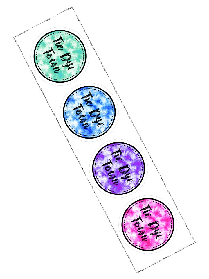 Tie Dye Town - Stickers product image (2)