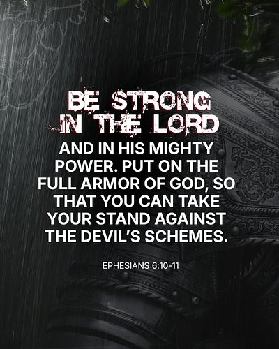 Whether you see it or not, the enemy is looking for every opportunity to distract you, discourage you, and pull you away from...