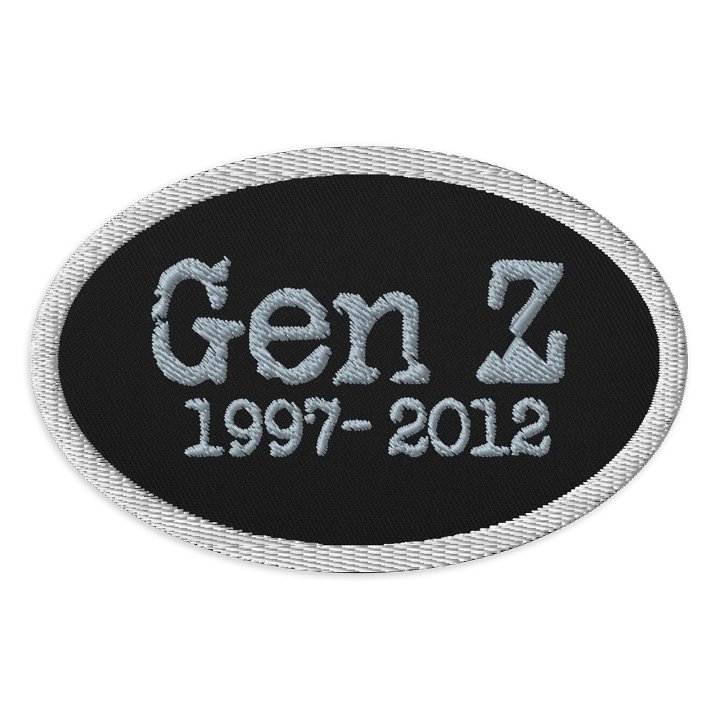 Gen Z 1997–2012 Embroidered Patch product image (1)