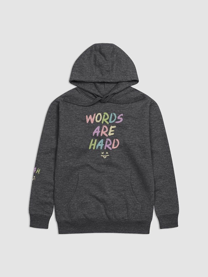 Words Are Hard Chalk Hoodie product image (2)