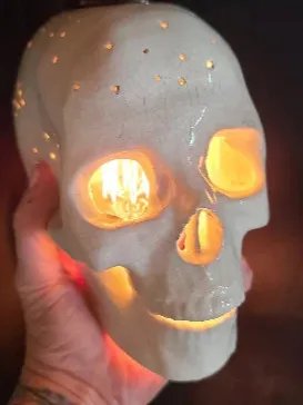 Skull Hanging Lamp, Pendent Swag Lamp product image (2)