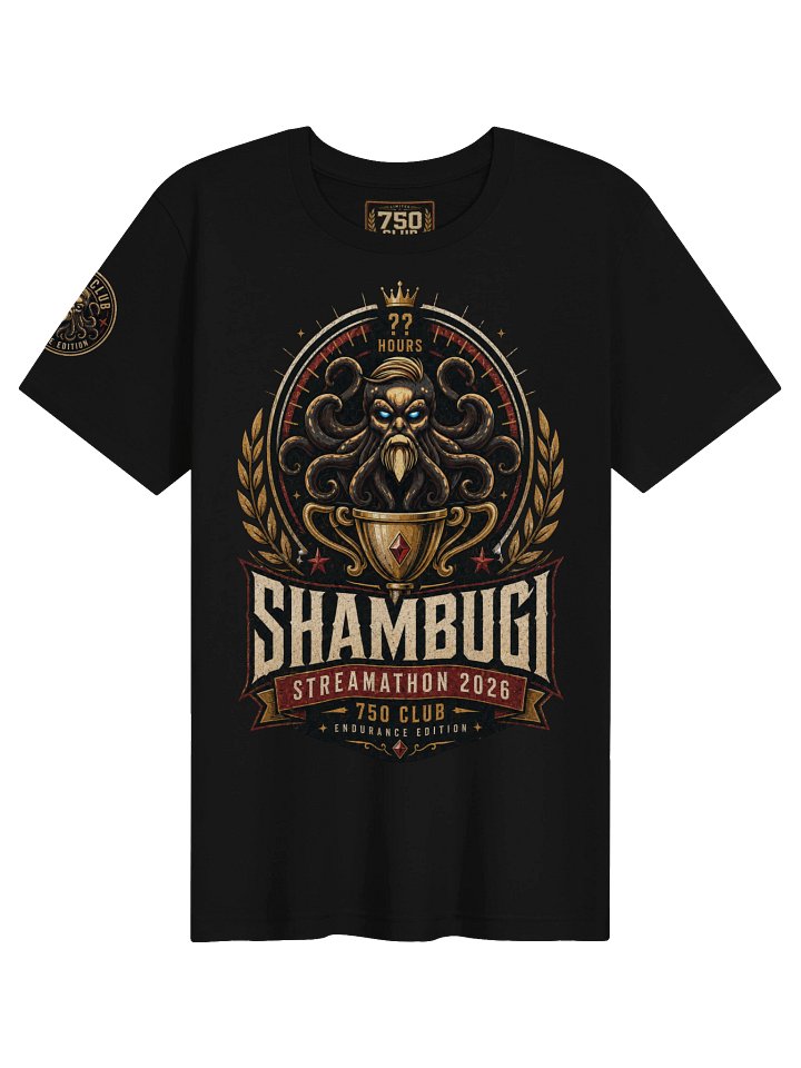 750 Club Tee: Shambugi Birthday Streamathon 2026 product image (1)