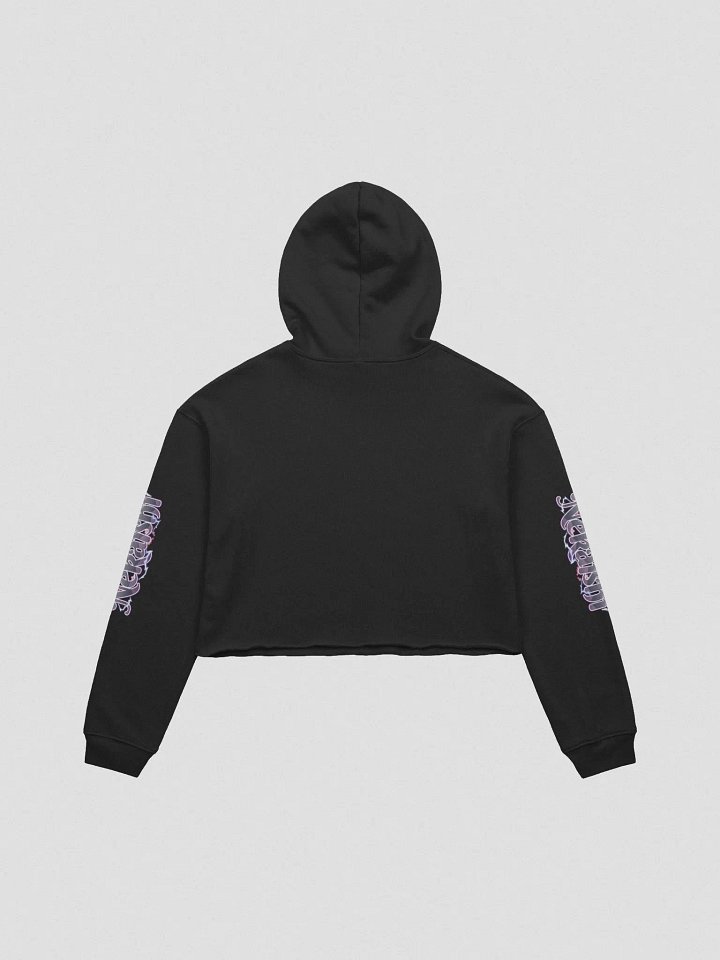 Bella+Canvas Fleece Crop Hoodie - Standard | Dark Mode product image (4)