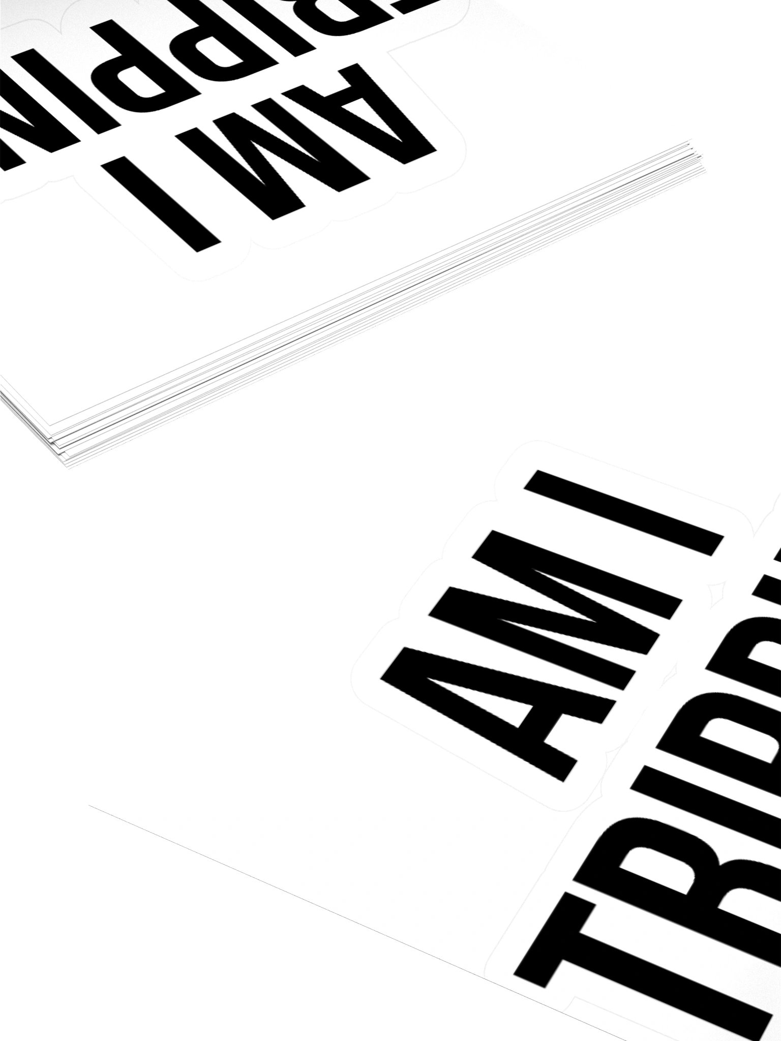 "Am I Trippin'?" Sticker product image (4)