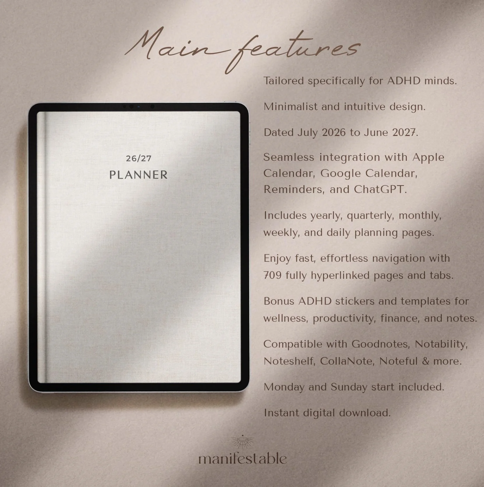 The ADHD Digital Planner 2026–2027 product image (2)