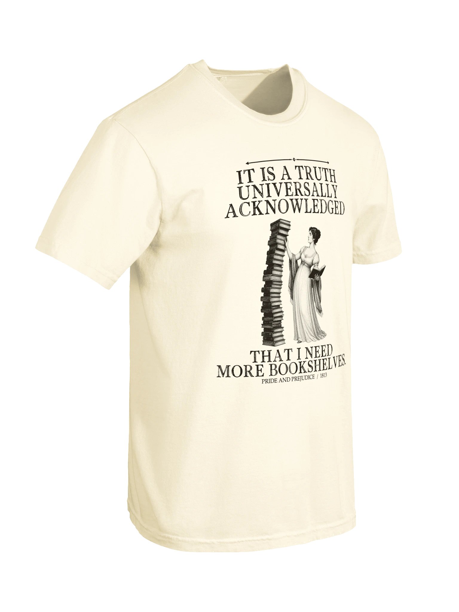 Truth More Bookshelves -- Pride and Prejudice Tee (Light) product image (21)
