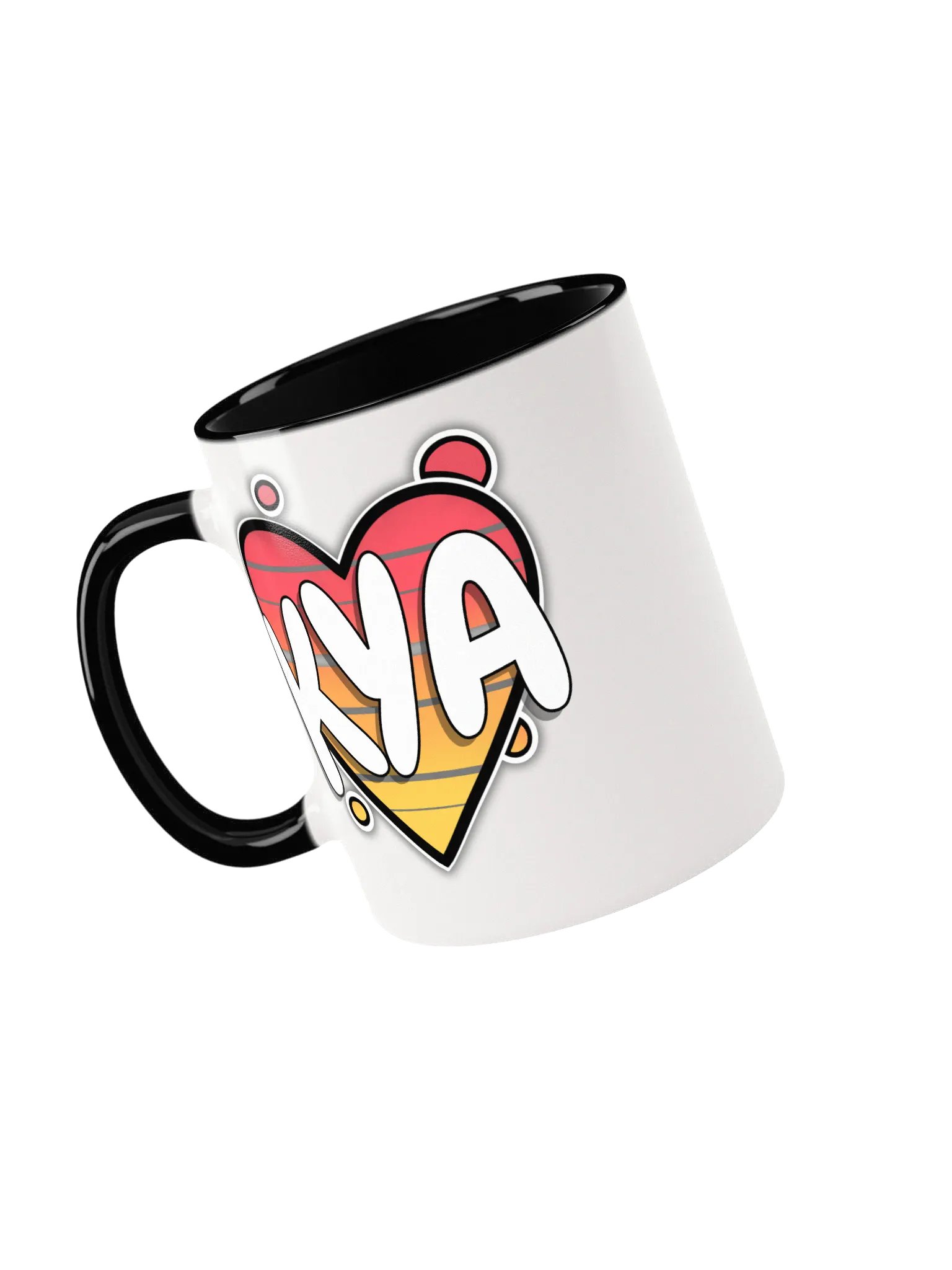 KYA Heart Stripes Ceramic Mug product image (16)