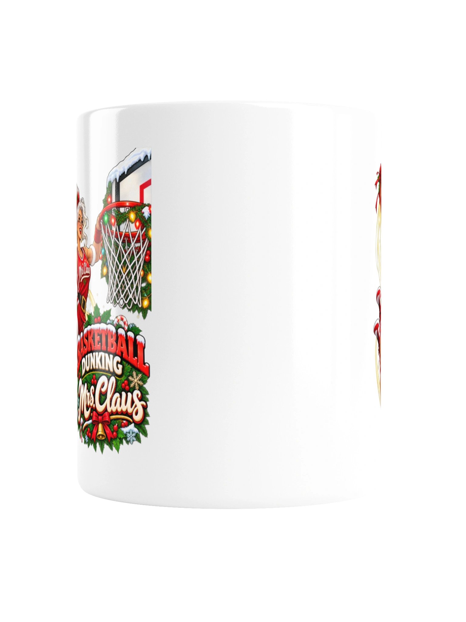 Basketball Dunking Mrs. Claus - Mug product image (6)
