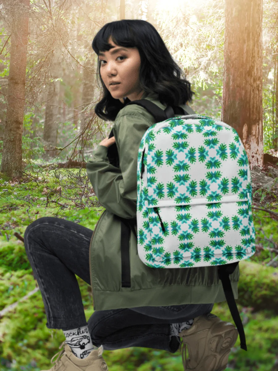 Symmetry Leaf All-Over Backpack product image (1)
