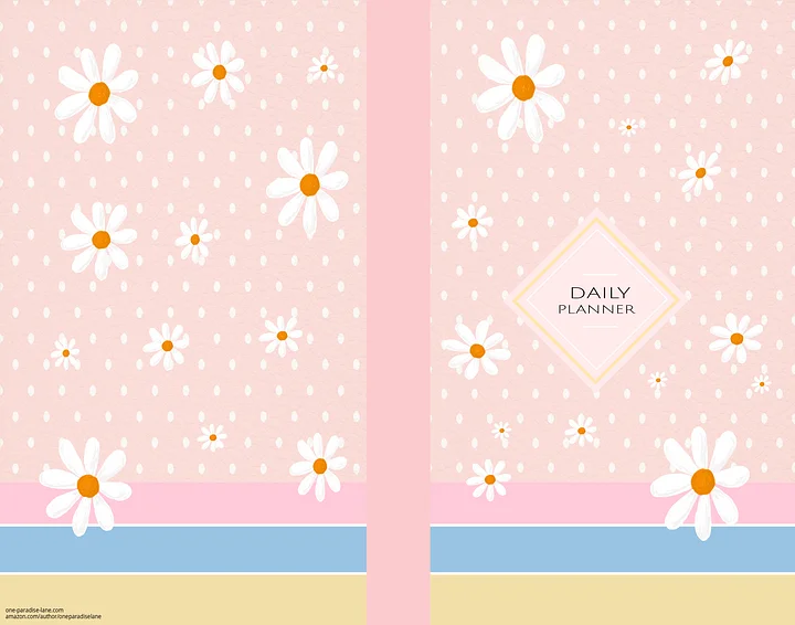 2024 'Snowing Daisies' Daily Planner | Pink product image (1)
