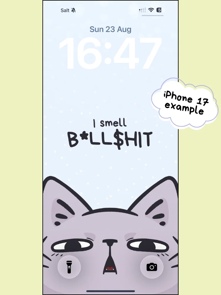I Smell BS Phone Wallpaper product image (2)
