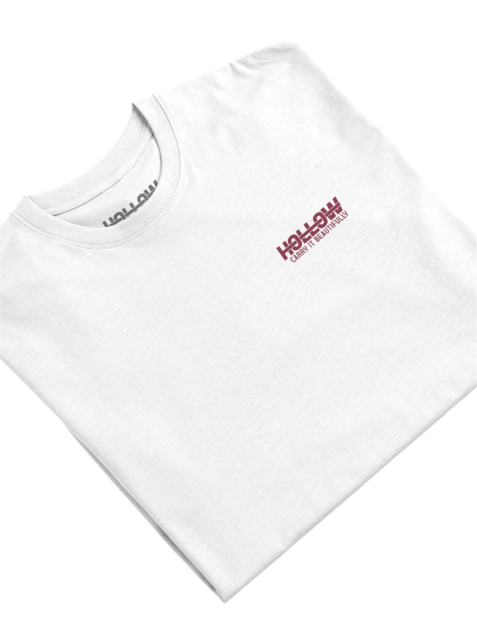 Hollow Maroon Staple Tee | Collection II product image (11)