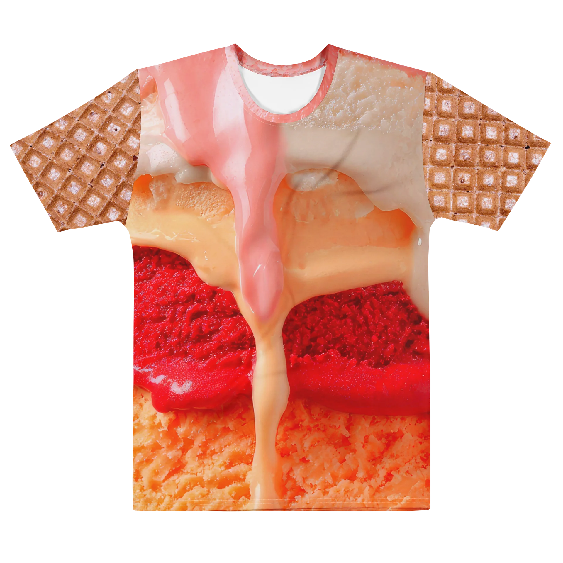Ice Cream Drip Full Printed Shirt product image (1)