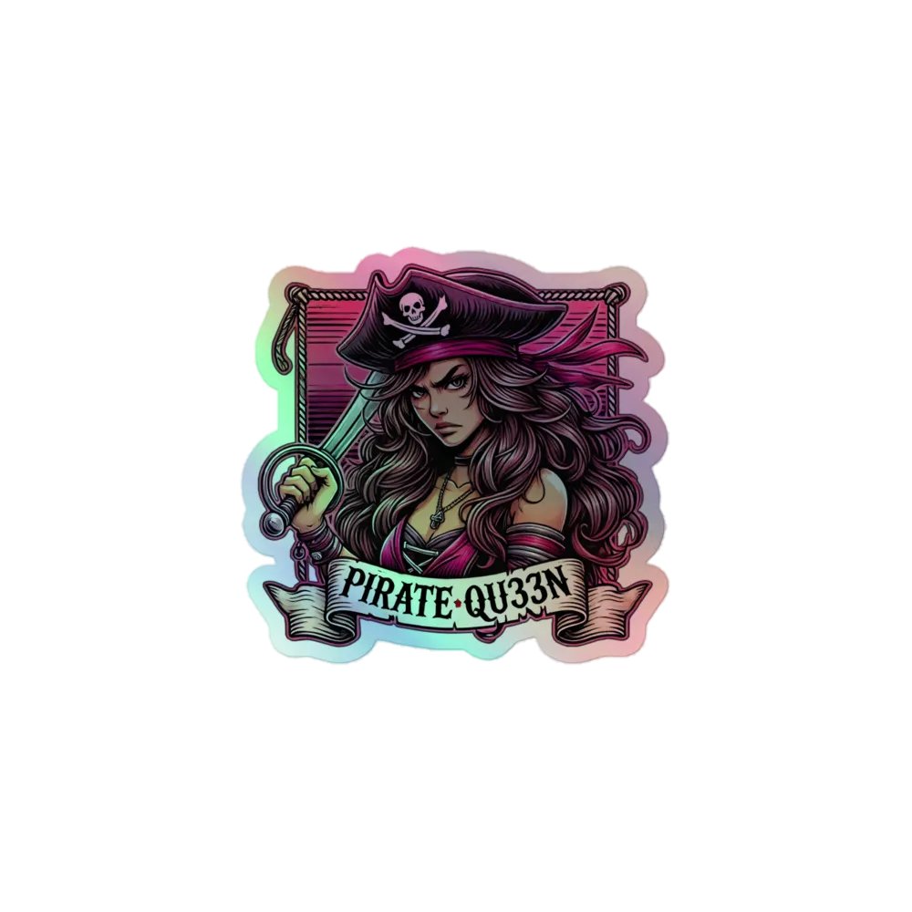 PirateQueen Holygram Sticker product image (1)