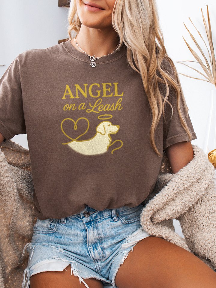 Angel On A Leash (Golden Retriever) Tee product image (2)