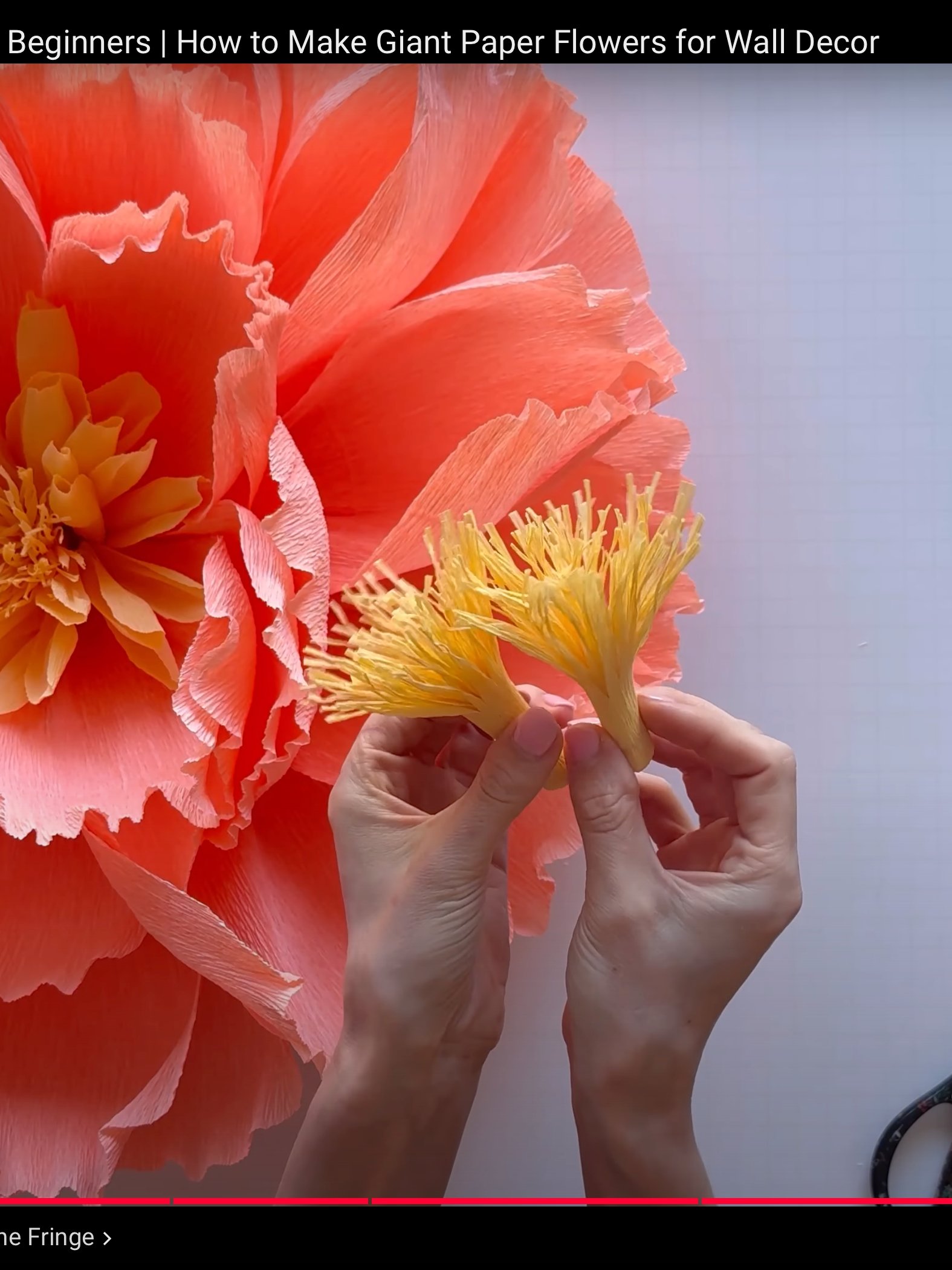DIY Giant Paper Peony: Templates from Video Tutorial product image (10)