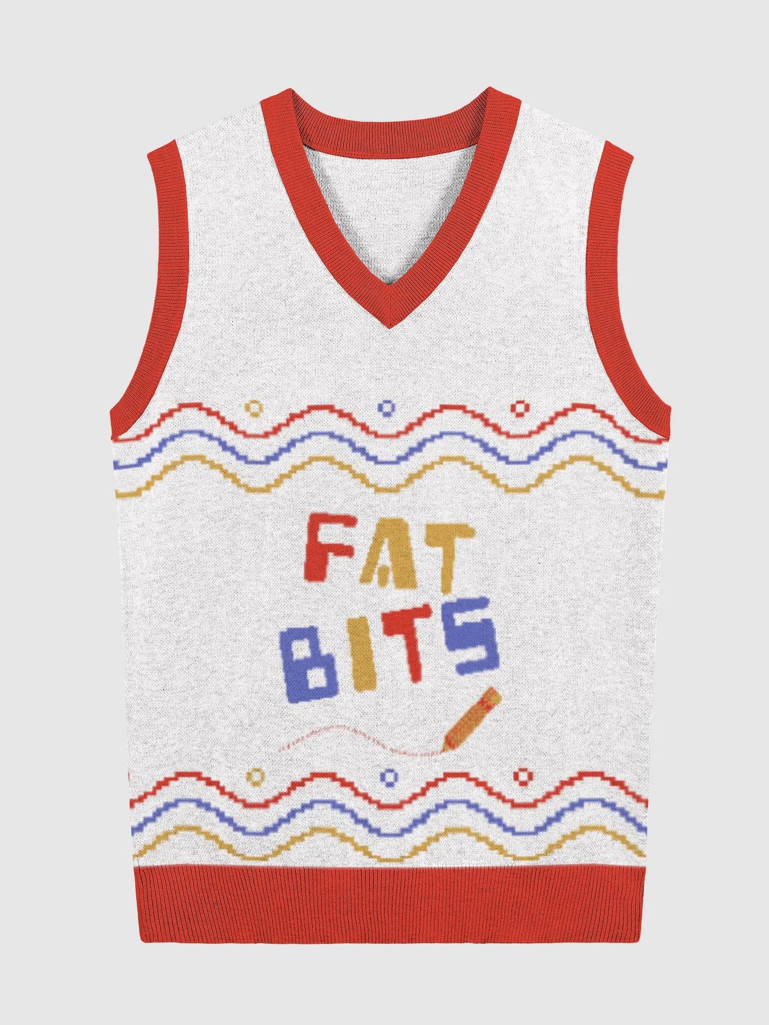 Fat Bits knit sweater vest product image (3)