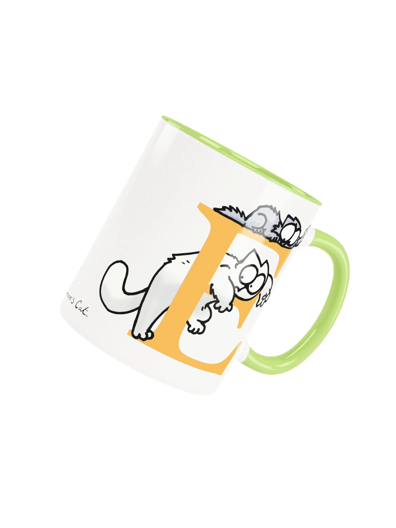 Cat Monogram Mug - E product image (5)
