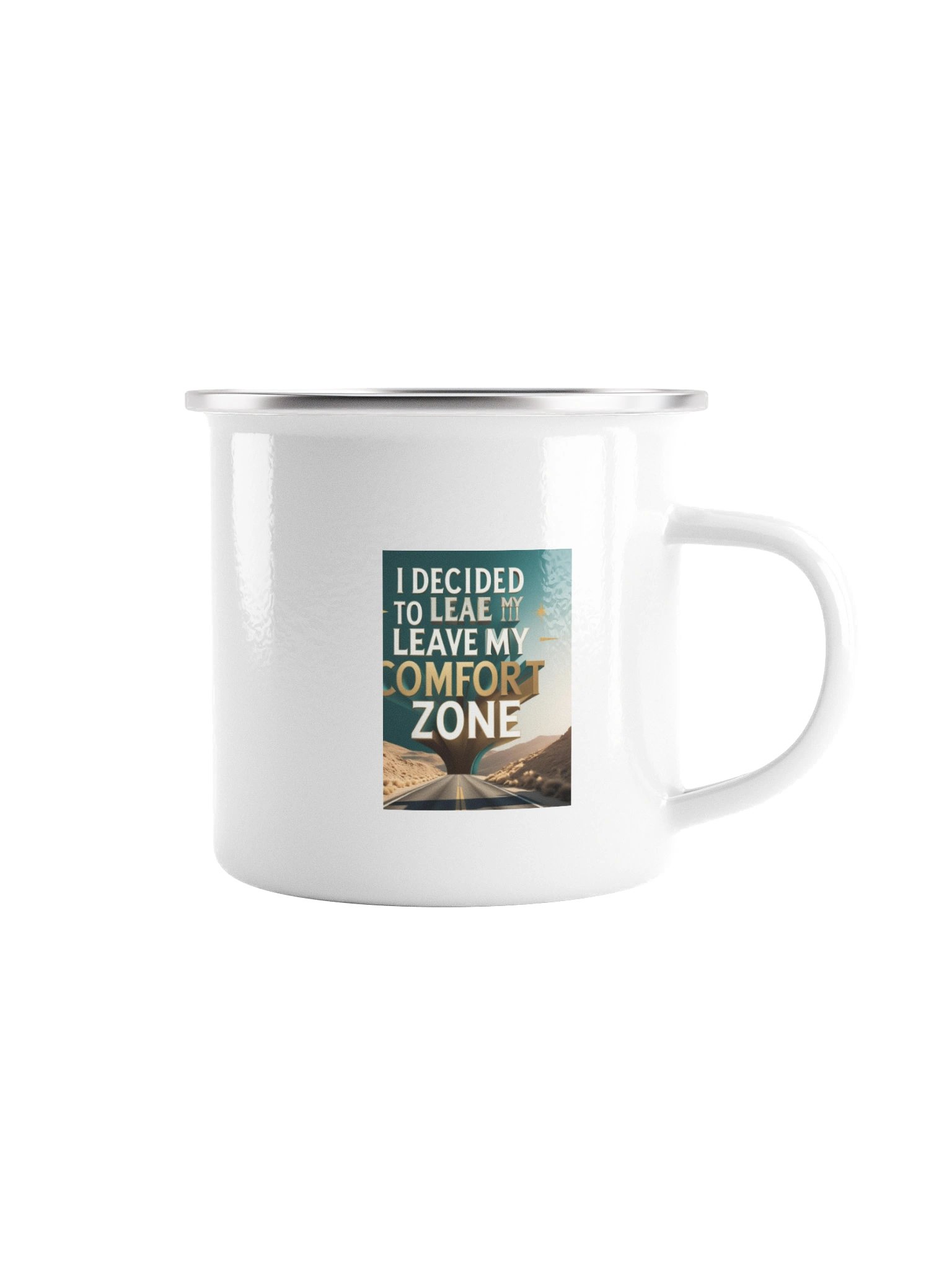 Wanderlust Enamel Mug product image (1)