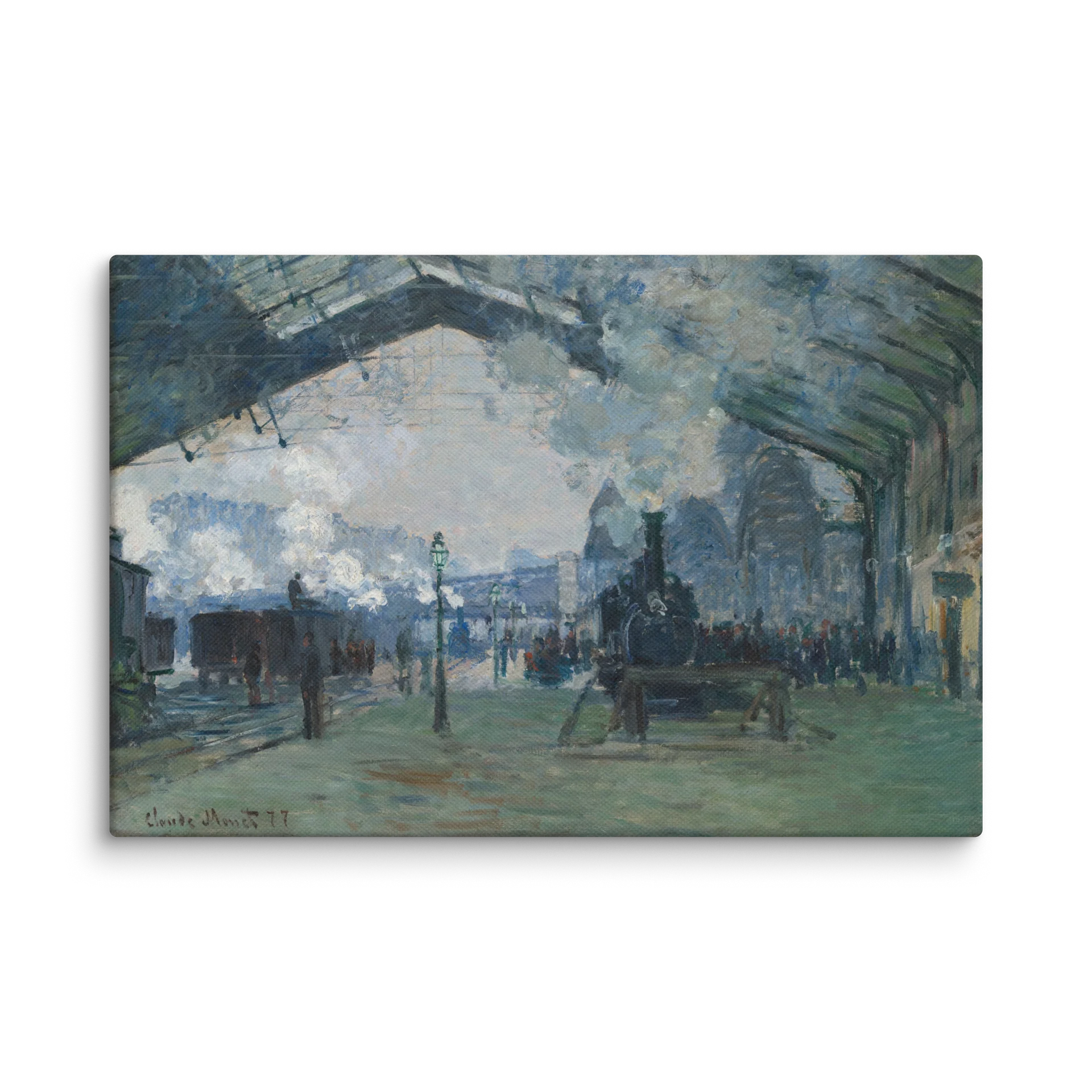 Arrival of the Normandy Train, Gare Saint-Lazare (Claude Monet) Canvas product image (2)