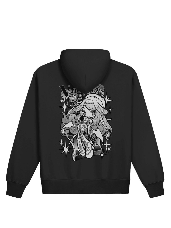 Zip up cozy Hoodie (B&W) product image (2)