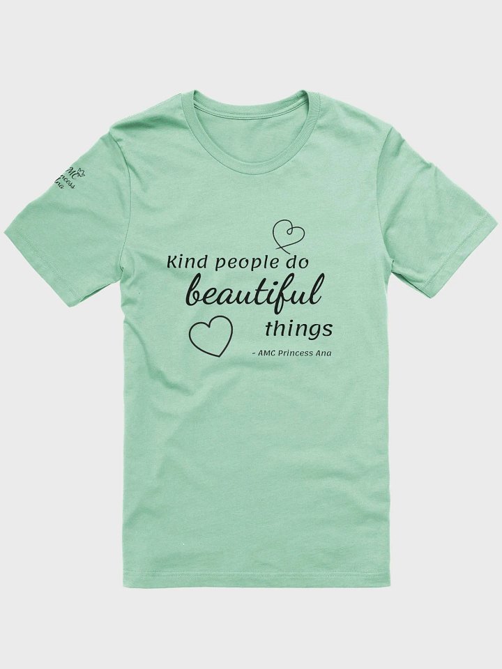 Kind people... T-SHIRT - Black text product image (1)