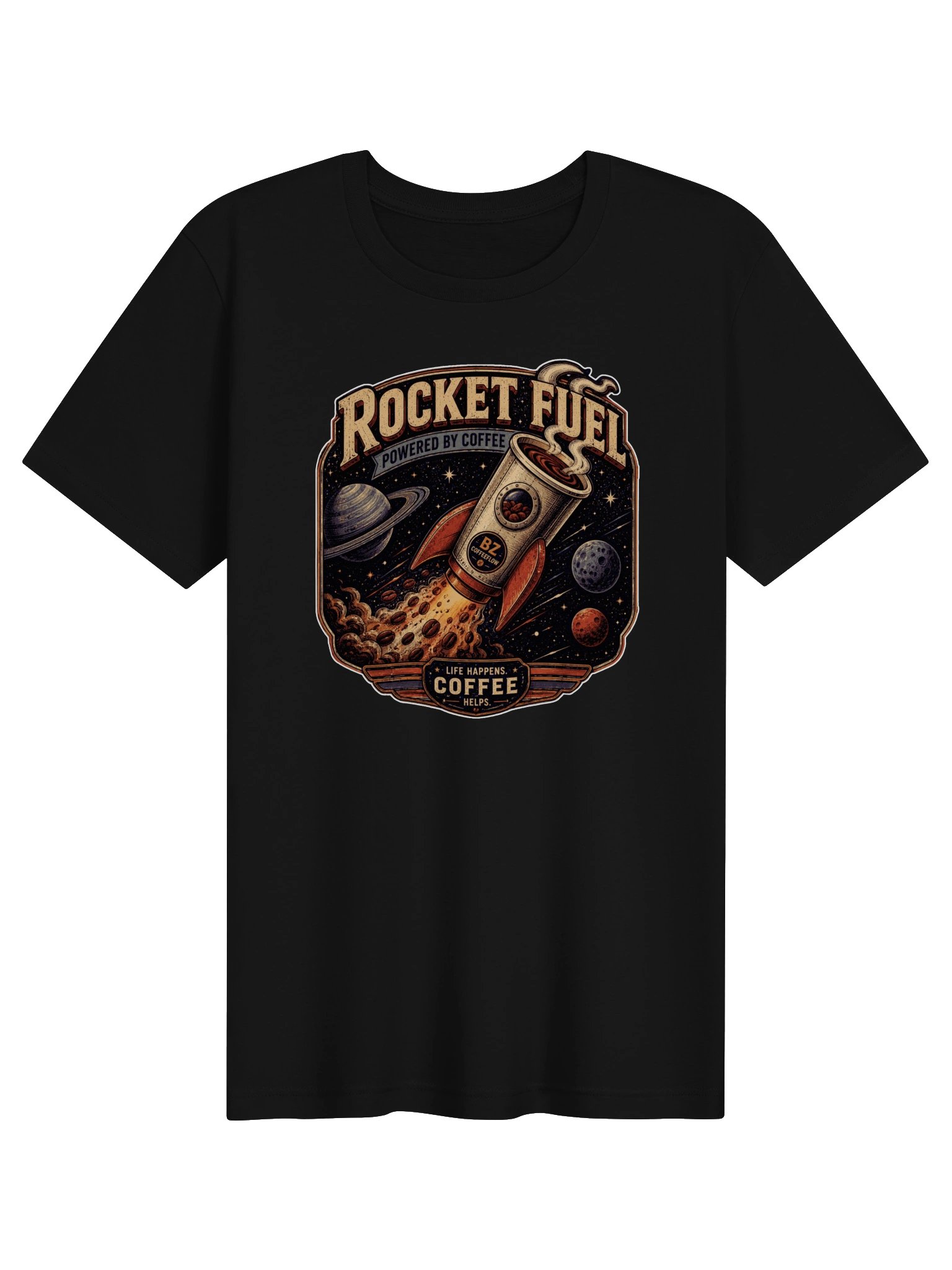 Rocket Fuel – Powered by Coffee | Women’s T-Shirt product image (4)