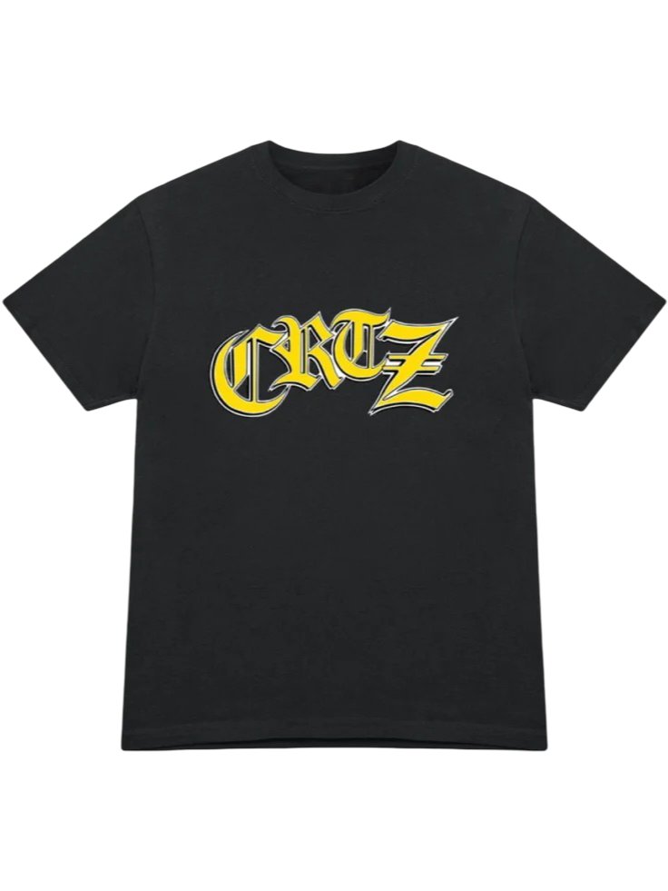 Corteiz Old English T-Shirt – Black product image (1)